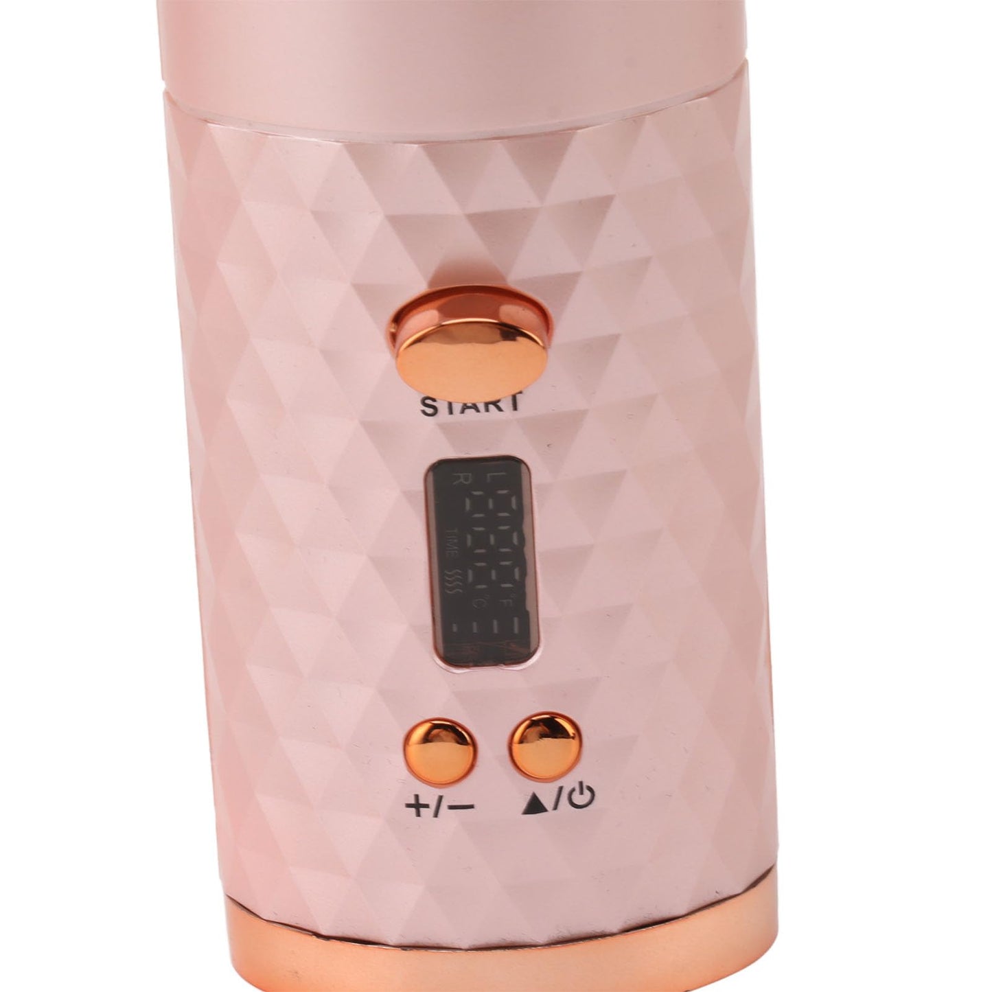 KIMISS Cordless Automatic Hair Curler for Women, Fast Heating USB Rechargeable Curling Wand with Digital Display, Portable Spin Curler for Styling, Travel-Friendly