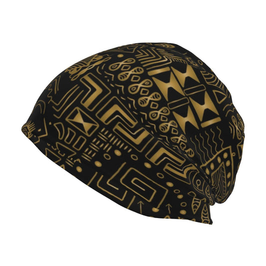MANQINF African Slouchy Beanie Hat Unisex Warm Winter Hat Knit Beanie Skull Cap for Men Women