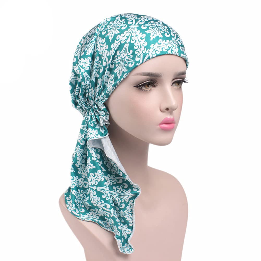 beauty YFJH Scarf Cotton Lined Pretied Beanie Turban Chemo Pre-Tied Headwear Bandana For Cancer
