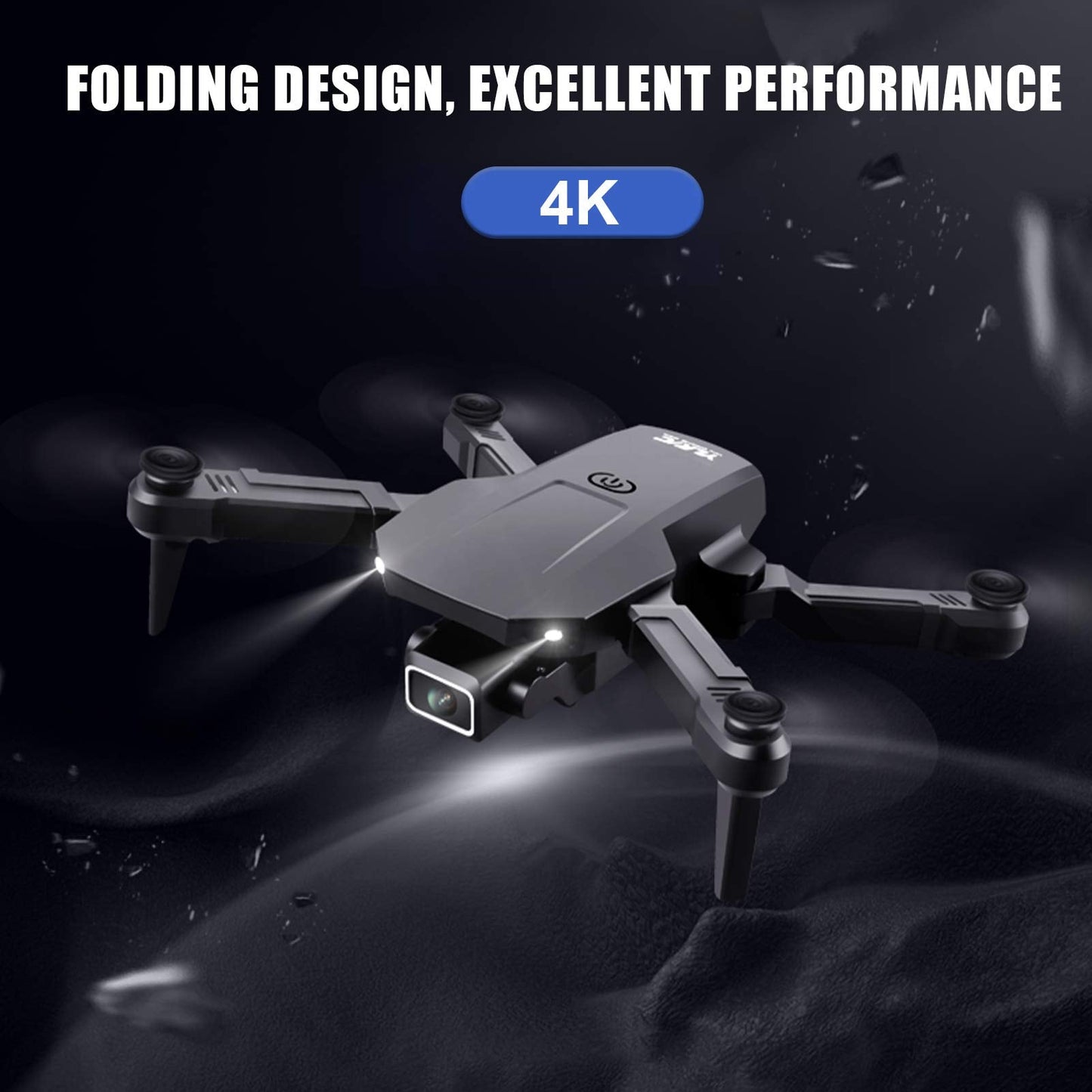 NTBL S68 RC Drone with Camera 4K WiFi FPV Drone Mini Folding Quadcopter Toy for Kids with Gravity Sensor Control Headless Mode Gesture Photo Video Function
