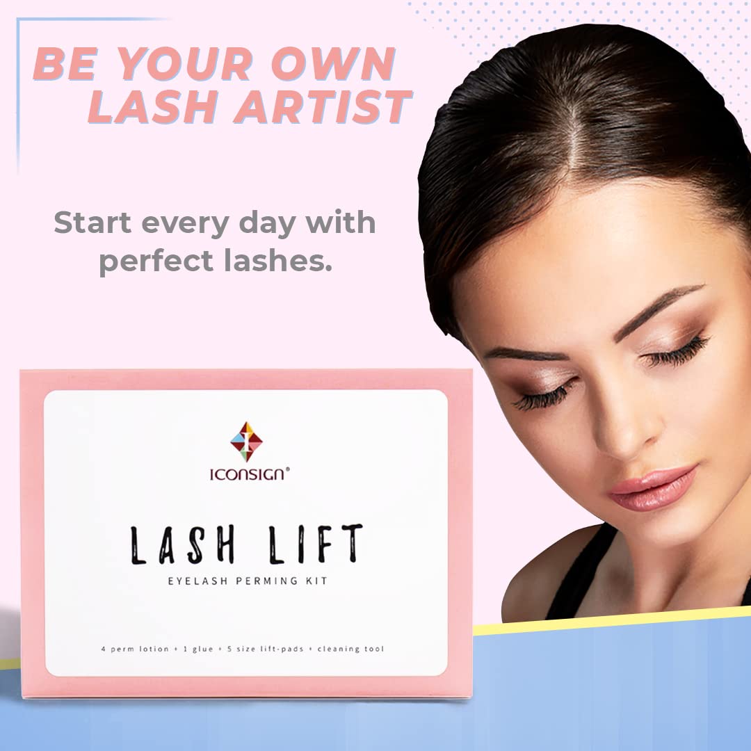 Lash Lift Kit - Upgraded for 2025 | Professional Instant Perming, Lifting & Curling for Eyelashes | Semi-Permanent Salon & DIY Home Use | Includes Eye Shields, Pads, and Accessories