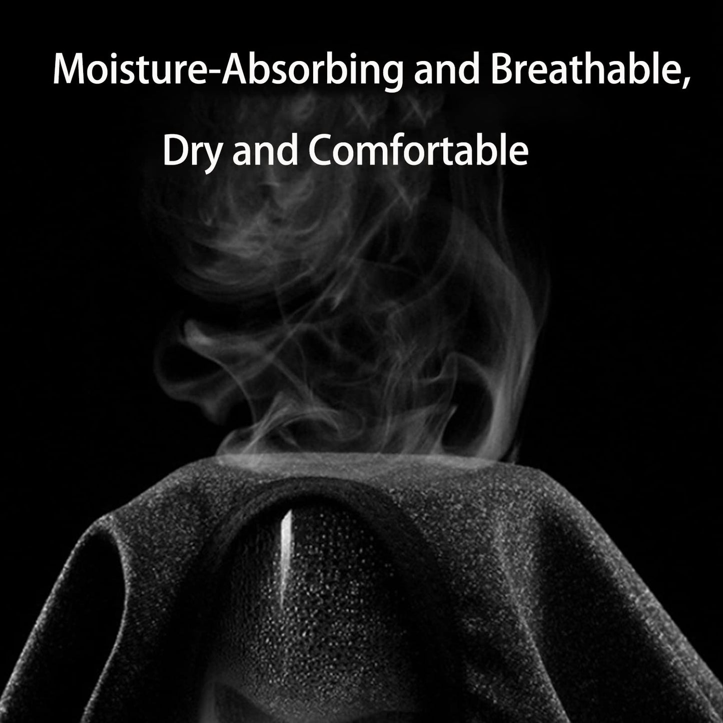 weilaike Cold Weather Balaclava Ski Mask, Water Resistant Windproof Fleece Thermal Face Mask, Moisture Wicking with Performance Soft(Black+Gray)