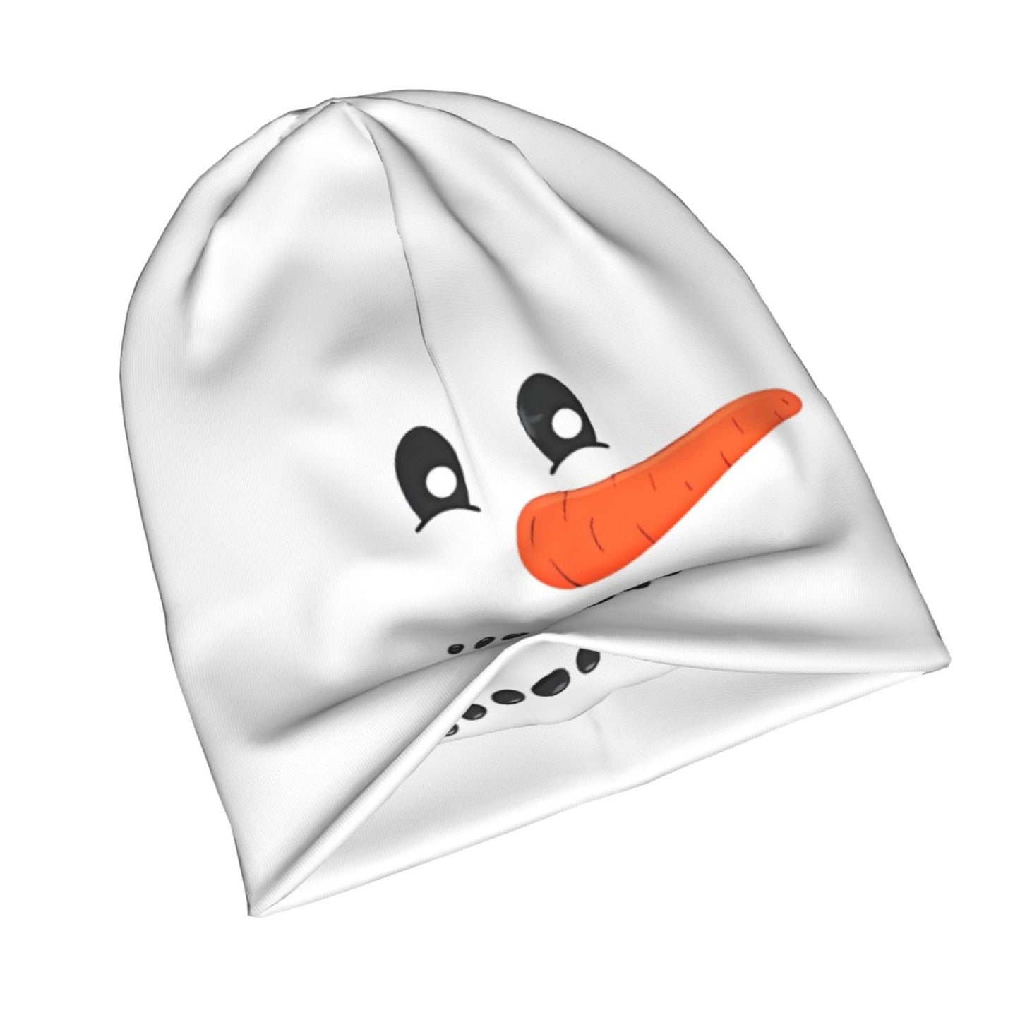 Christmas Theme Beanie Hats Snowflake Knitted Hats Slouchy Elastic Skull Cap for Women Men