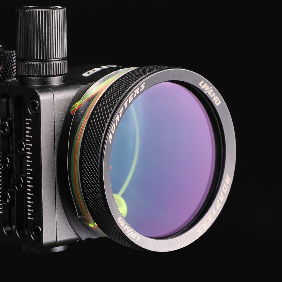 LWANO 6X Bow Sight Lens - Waterproof/Abrasion & Anti-Reflective, 1.88" Diameter, O-Rings & Lens Cloth Included