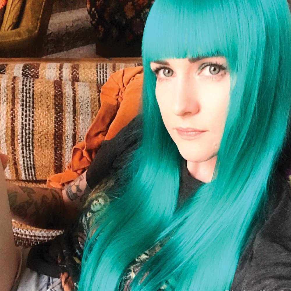 MANIC PANIC Classic Siren's Song Semi Permanent Hair Color - Neon Blue-Green Hair Dye for Women & Men That Lasts 4-6 Weeks - Vegan, Ammonia & Cruelty-Free - Create & Mix Custom Shades (4oz)