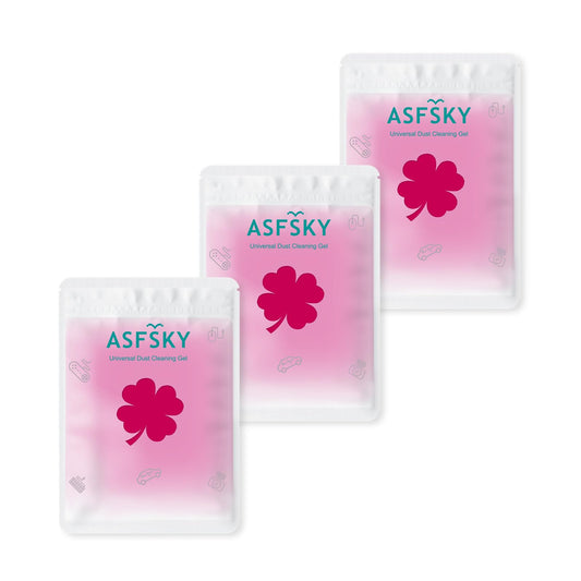 ASFSKY Reusable Car Cleaning Gel with Strong Adhesion - Ideal for Car Interiors (Air Vents, Dashboards, Seat Gaps), Electronics (Keyboards, Laptops, Game Consoles), Home Appliances (3, Rose Red)