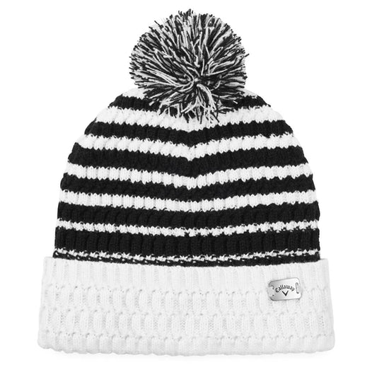 Callaway Golf Knit Pom Beanie Collection (White)
