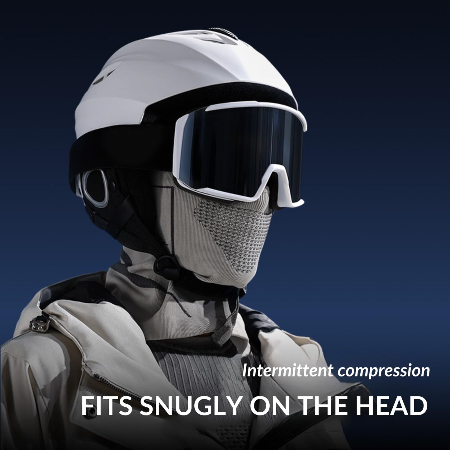 2THESTARS Ski Mask for Men Women, Shiesty Mask, Windproof Balaclava Face Mask for Outdoor Activities, Skiing, Motorcycle Riding, and Cycling, White