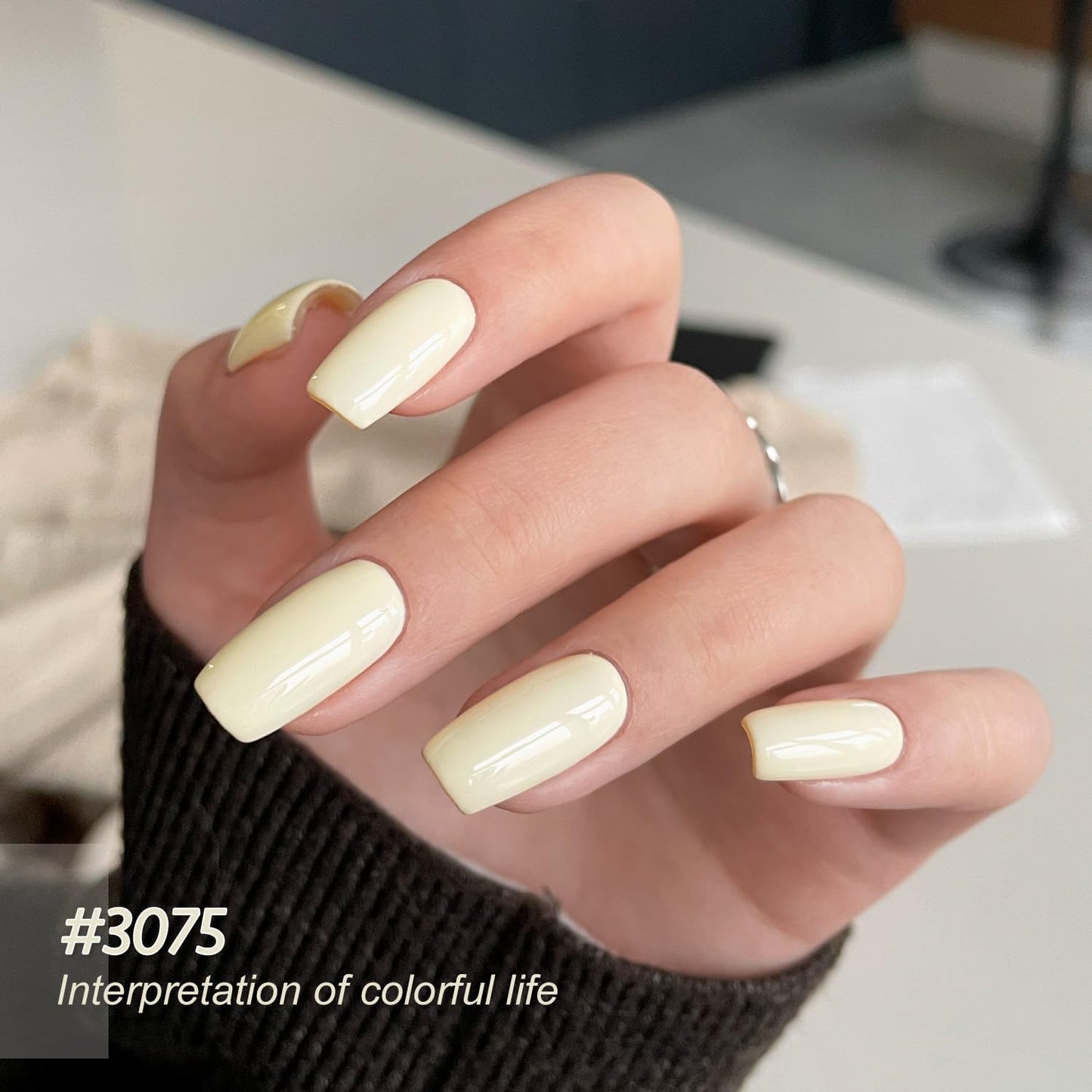 GAOY Green Gel Nail Polish Set for Spring Summer, UV Light Cure Gel Polish Manicure and Nail Art DIY at Home or Salon