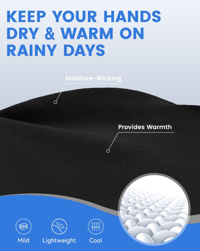 AsbaSweet Running Gloves, Warm Gloves Touch Screen Winter Lightweight Windproof Gloves for Cycling, Biking, Sports - Non-Slip, Elastic Cuff - Gloves for Women Men Cold Weather (Black, Small)