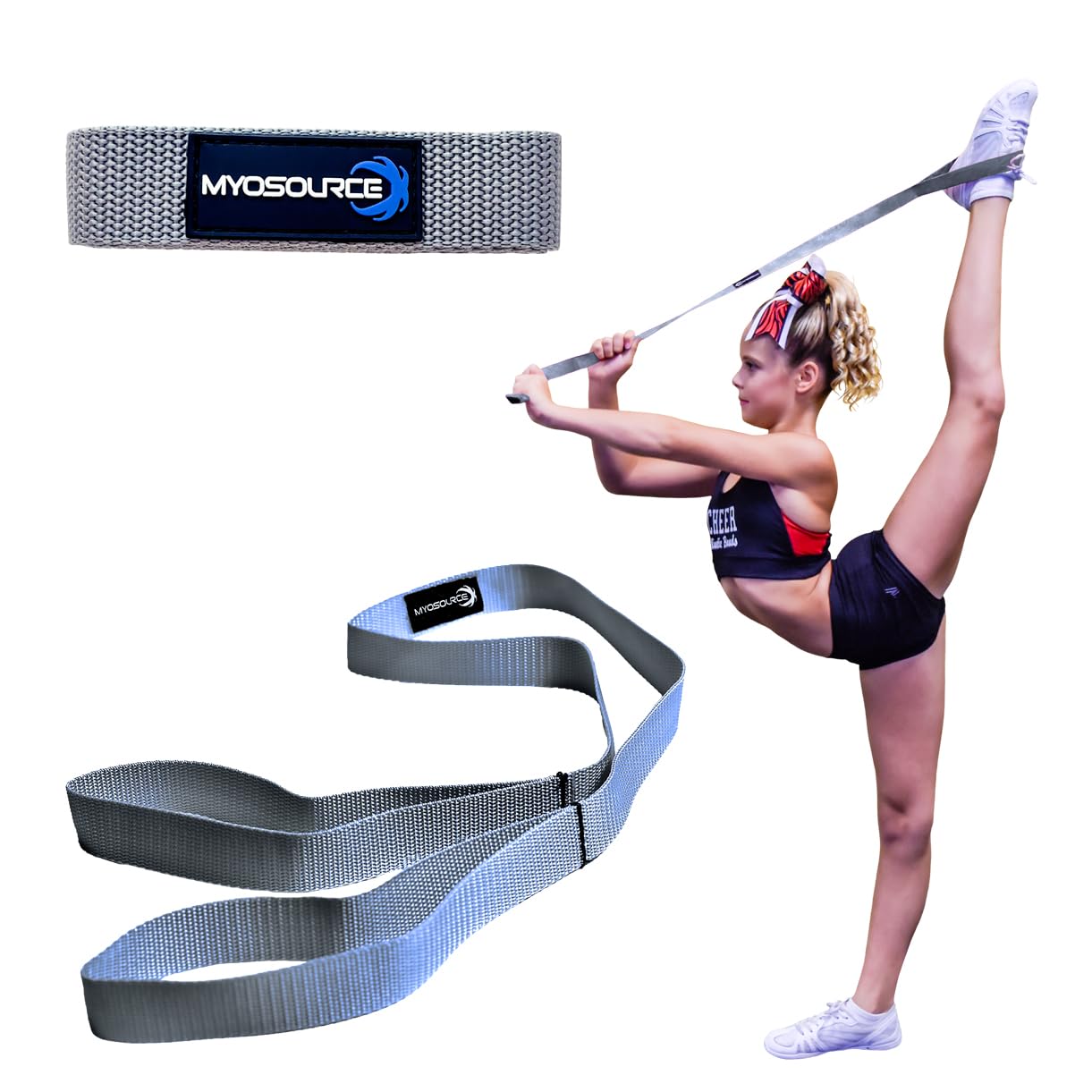 Cheerleading Stunt Strap, Silver