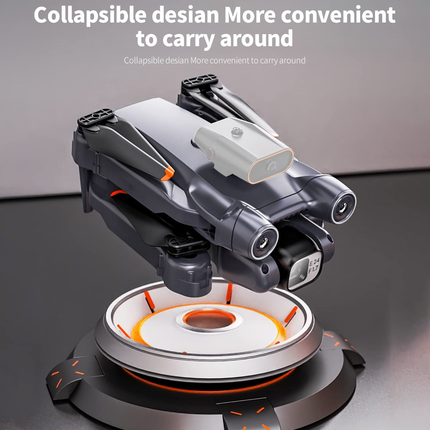 GoolRC RC Drone, 4K HD Dual Camera RC Quadcopter, Drone ESC with Function Gesture Control Trajectory Flight 360 Degree Roll One Key Funtion Gifts for Kids 8-12 Adults