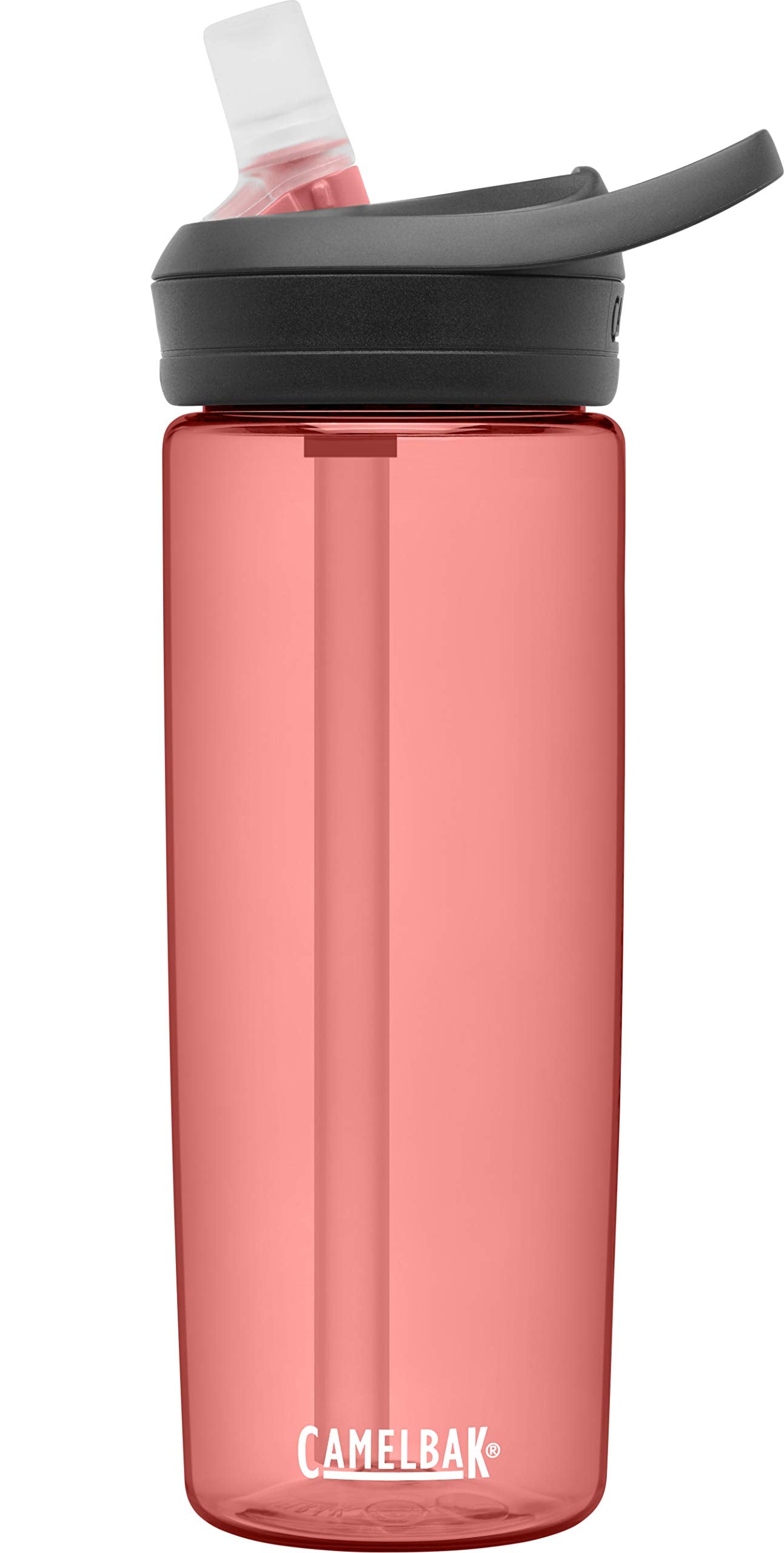 CamelBak eddy+ Water Bottle with Tritan Renew – Straw Top 20oz, Rose