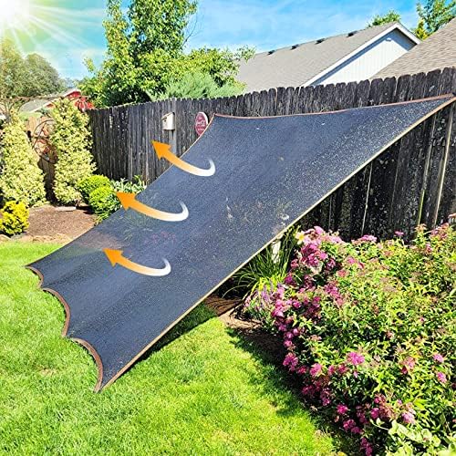 QLOFEI 10x20FT Shade Cloth - for Garden Plants Greenhouse,70% Sunblock Shade Neting -for Outdoor Garden Pergola Patio Lawn Kennel Chicken Coop Easier to Hang Plant