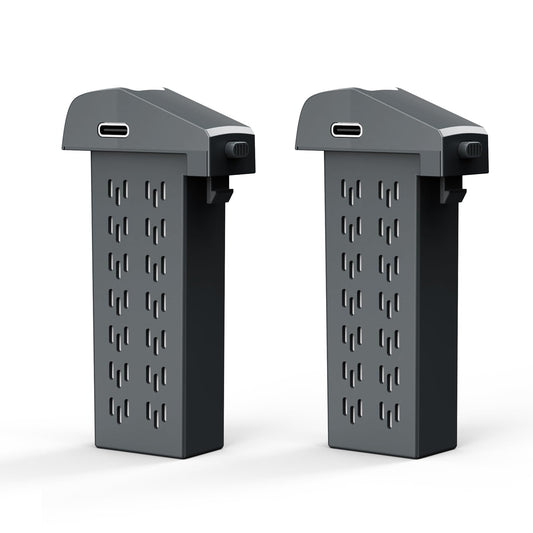 Loiley 3.7V 1500mAh 2PCS Lipo Battery for S29/S20 RC Drone Quadcopter Helicopter FPV Racing Drone