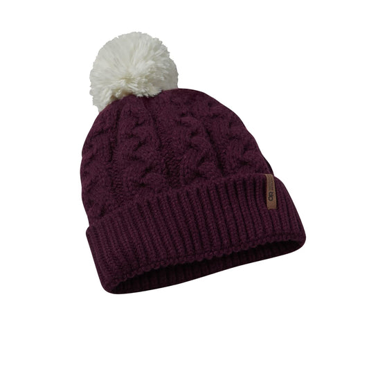Outdoor Research Women's Bluebird Beanie Hat – Warm Winter Accessory, Breathable & Moisture Wicking, Pom Pom Knit Beanie