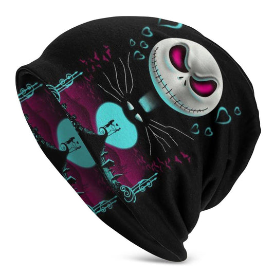 Christmas Skellington Men Women Unisex Adult Beanie Cap Winter Outdoor Slouchy Warm Hat