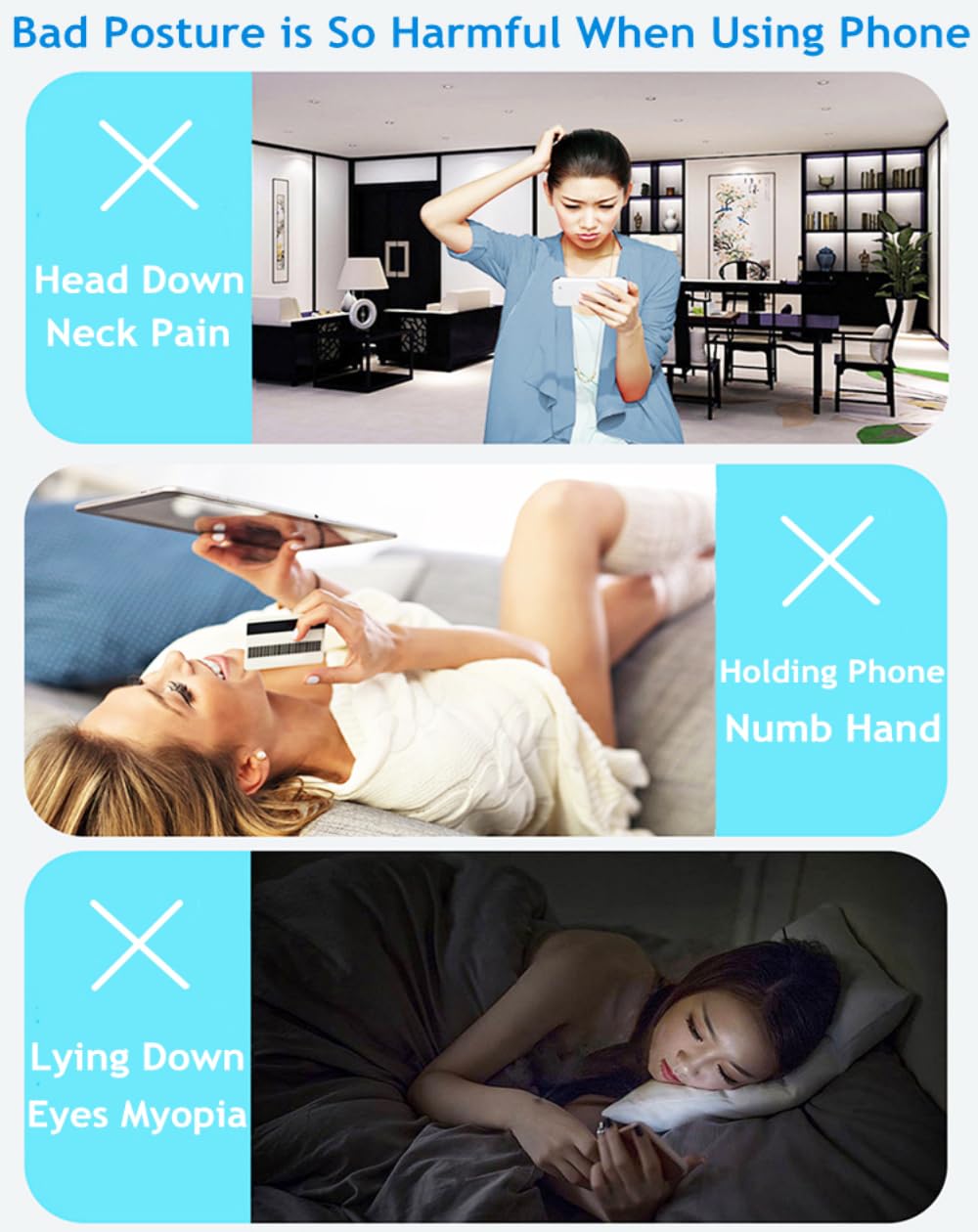 JUSDIQIR Cell Phone Stand for Desk 2 Pack Mobile Phone Holders Desktop Tablet Stand, Foldable Phone Dock Universal Adjustable Tablet Stand for Desk (Pink+Purple)