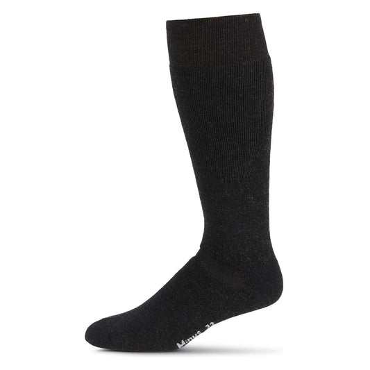 Merino Wool Ski and Snowboard Sock Black Medium