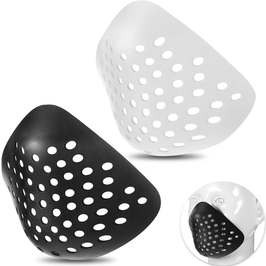 Sratte 3D Mask Silicone Face Shaping Shell Inner Bracket Mask Cosplay Props Face Mask Adult Inner Face Cover Costume Masks(Black, White)