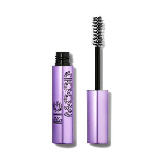 e.l.f. Big Mood Mascara, Instantly Creates Long-Lasting, Bold & Lifted, Voluminous Lashes, Infused with Jojoba Wax, Black, 0.30 fl Oz