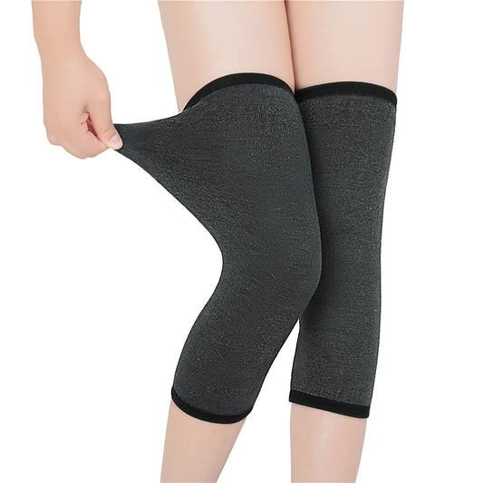 Cashmere Knee Warmers Thermal Wool Knee Brace Sleeves Thicken Fleece Knee Pads Elastic Warm Knee Sleeve for Women Men