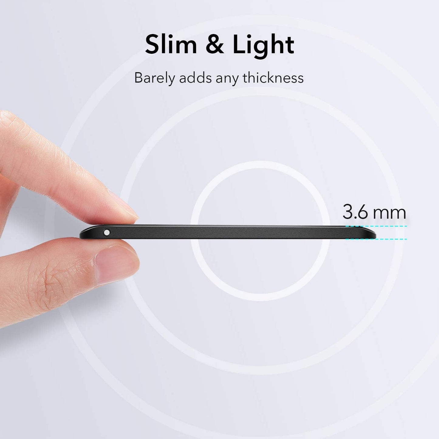 ESR Boost Phone Kickstand, Vertical and Horizontal Stand, Adjustable Angle, Compatible with iPhone 16/16 Plus/16 Pro/16 Pro Max, iPhone 15/14/13/12 Series, Samsung Galaxy S23/S22/S21 Series, Black