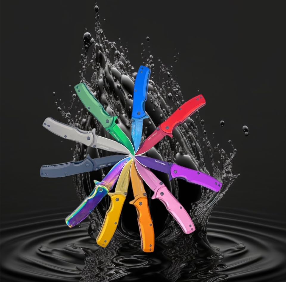 GIFTS INFINITY Custom Titanium Coated Stainless Steel Quality Pocket Knife Free Engraving - Red