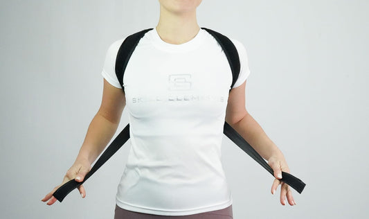 Skill Elements - V Shape Posture Corrector for Women and Men | Adjustable Shoulder Posture Brace for Upper Spine Support- Neck, Shoulder, Clavicle and Back Pain Relief | Posture Support Back Brace