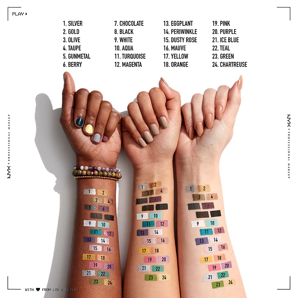 NYX PROFESSIONAL MAKEUP Epic Wear Liner Stick, Long-Lasting Eyeliner Pencil - Pack of 3 (Turquoise Storm, All Time Olive, Pink Spirit)