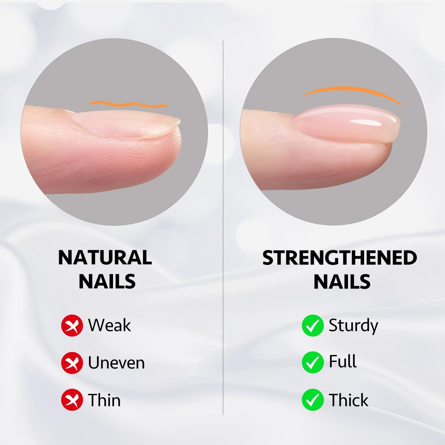 GAOY Builder Gel for Nails, 16ml Nail Strengthener in a Bottle, Nail Extension Hard Gel, Soak Off Long Lasting UV Gel, 1958 Crystal Pink, Base Coat Top Coat Needed