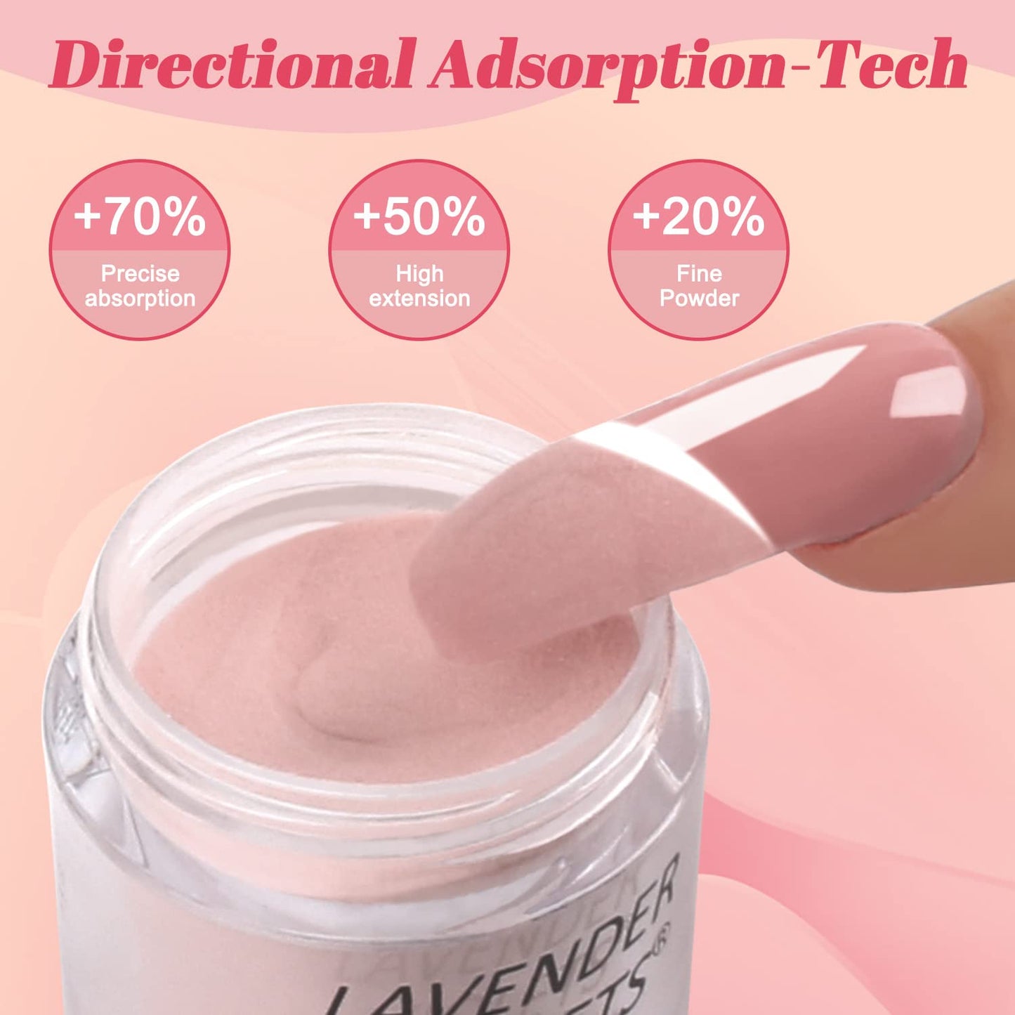 Lavender Violets 20 Pcs Dip Nails Powder Starter Kit -16 Colors Nude Skin Tones Neutral Acrylic Dipping Powder Liquid Set with Base Top Coat, Activator and Brush Saver for French Nail Art M962