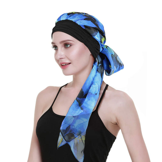 Chemo Headwear Turbans for Women Long Hair Head Scarf Headwraps Cancer Hats