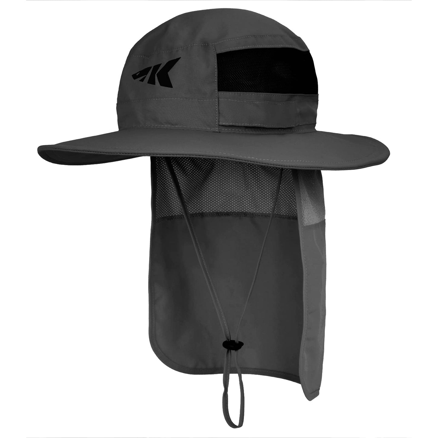 KastKing UPF 50 Boonie Hat Fishing Hat with Removable Neck Flap Sun Hats,Gray