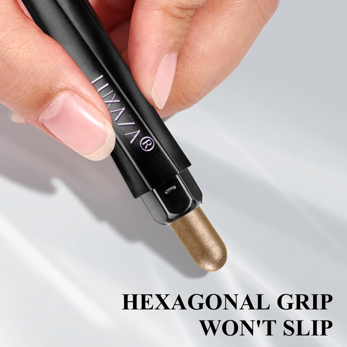 LUXAZA PRO Neutral Eyeshadow Stick Makeup Set, Metallic Shimmer Matte Cream Eye Shadow Eyeliner Brightener Pencil Crayon - Classic 6PCS A003