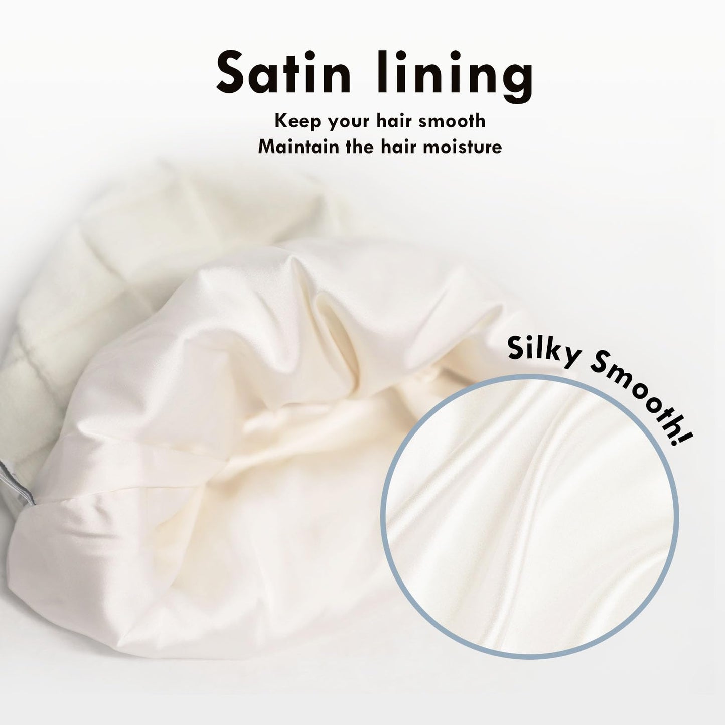 MAGISDU Slouchy Beanie,Satin Lined Winter Beanie Hats for Women Men Unisex Merino Wool Beanies Knit Soft Slouchy Warm Oversize Beanie Hat,Black