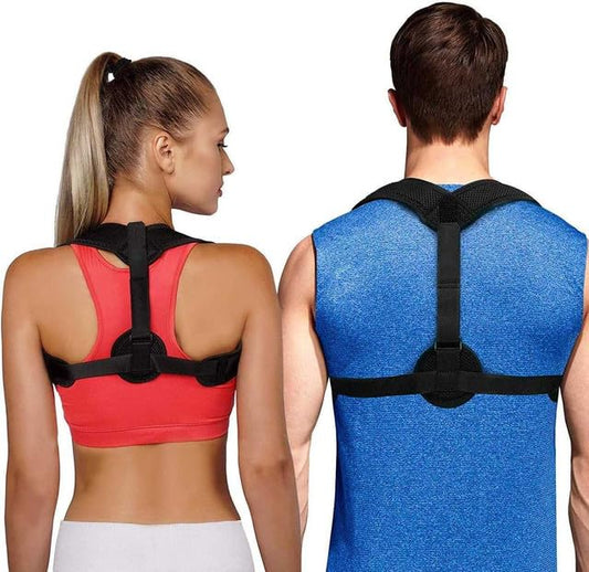 Posture Corrector For Women & Men - Adjustable Shoulder Posture Brace - Figure 8 Clavicle Brace For Posture Correction And Alignment