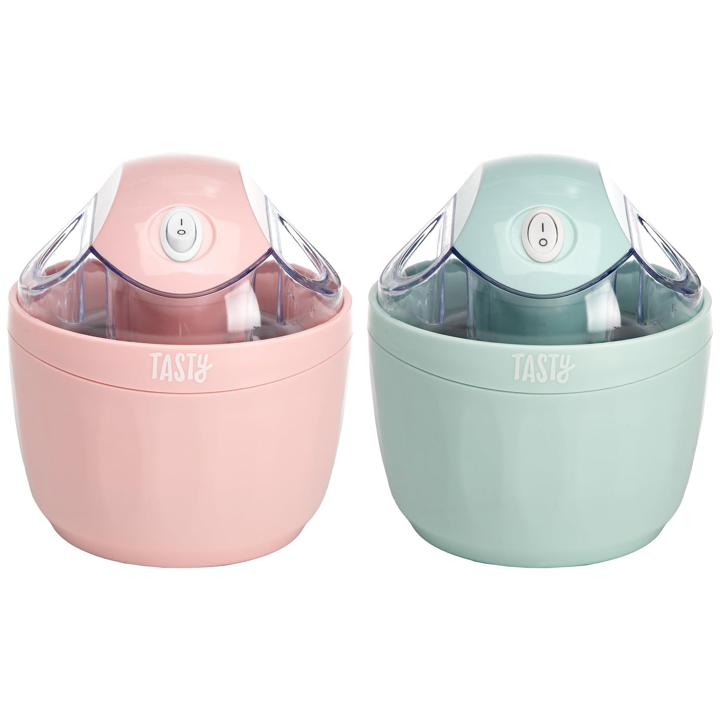 Tasty Mini Ice Cream Maker, Make Ice Cream, Sorbet, Frozen Yogurt, Gelato, Desserts, Quick Results, Pink