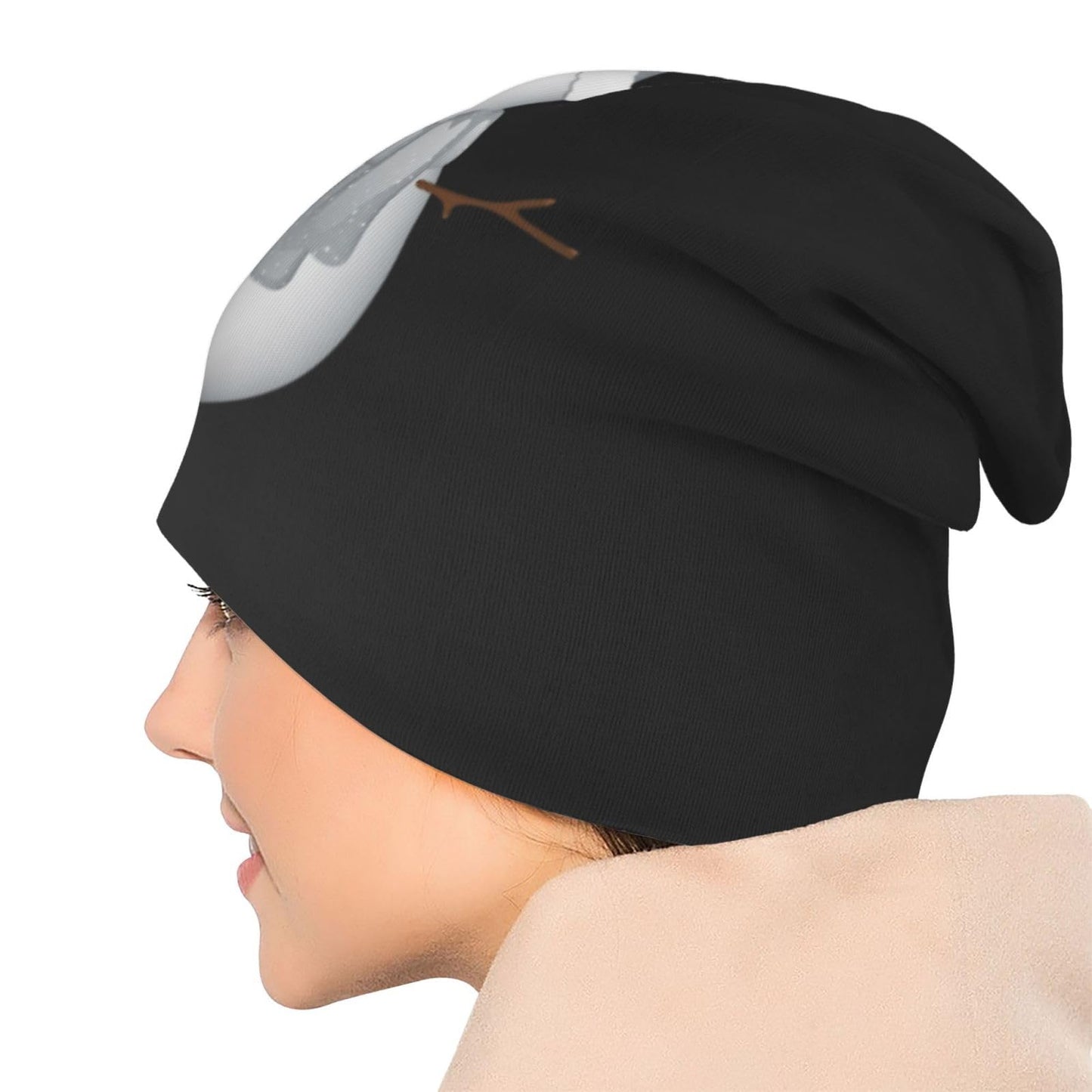 Christmas Snowman Beanie Winter Hats Chemo Hat Cancer Headwear Knitted Hats Baggy Slouchy Skull Cap Nightcap for Men Women