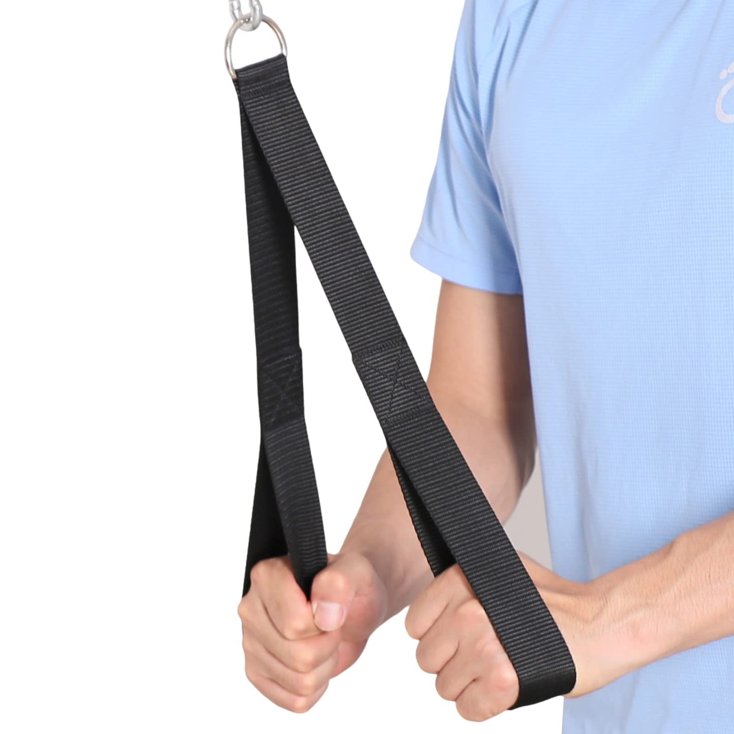 SYL Fitness Tricep Rope Cable Attachment, Tricep Pull Down Rope Tricep Pull Down Rope for Face Pulls, Push Downs, Bicep Curls