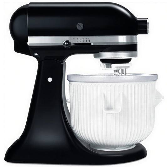 Ice Cream Maker Attachment for Kitchenaid,Fits KitchenAid 4.5-5QT/5.5-6 Quart Stand Mixers Accessories and Attachments,2 Quart Ice Cream Makers of Frozen Yogurt and Sorbet by KOYOEY