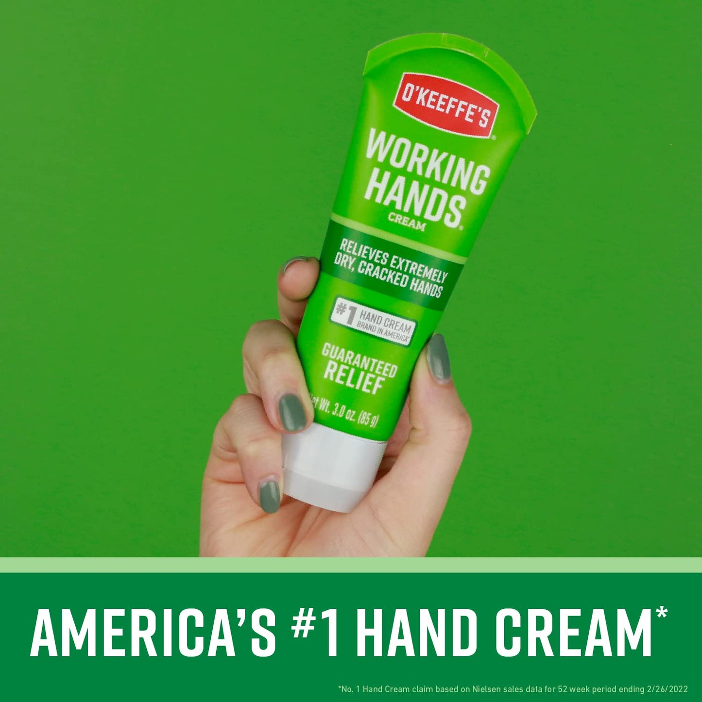 O'Keeffe's Working Hands Hand Cream for Extreme Dryness - 7 oz Tube (2 Pack) - Repairing Skincare for Cracked, Dry Hands