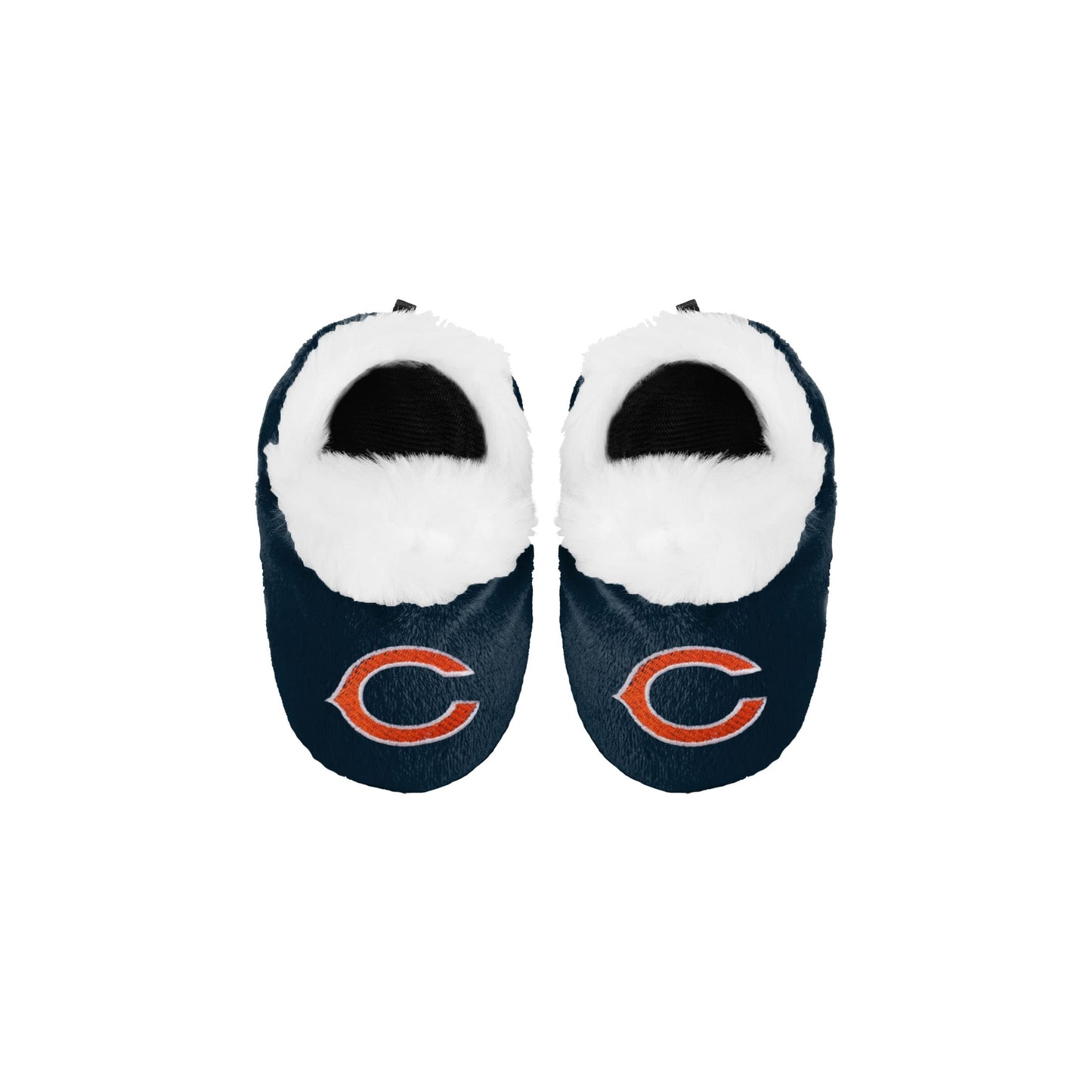 FOCO Chicago Bears Logo Baby Bootie Slipper Large