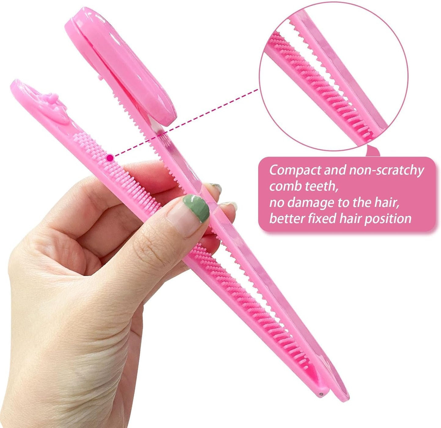 TagRecove Professional Hair Cutting Kit for Women Gifts, Easy-to-Use Split Ends Hair Trimmer, DIY Home Hair Cutting Tools for Bangs, Layers, Bobs, Practical Hair Cutting Clip, Pink