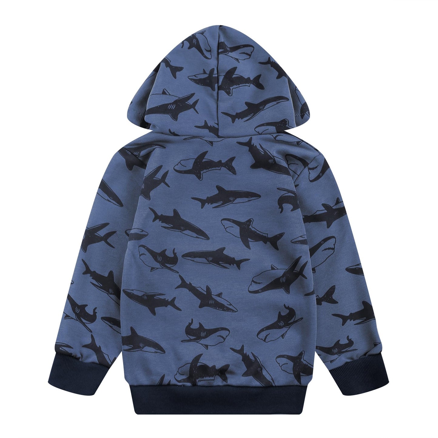 Akyzic Baby Boys Shark Hoodie Sweatshirt Toddler Long Sleeve Cotton Pullover Shirts Kids Winter Warm Sweater Tops shark-8222-4T