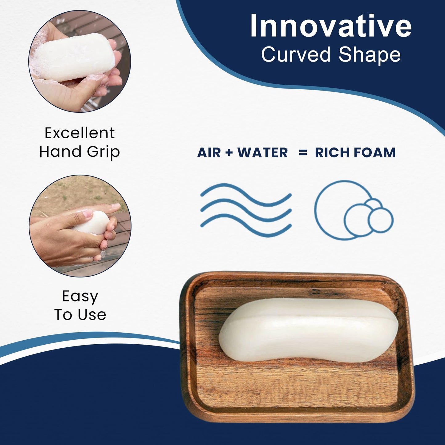 Pacific Spirit Bar Shampoo for normal hair with Coconut Oil & Raspberry, Rich foam, Sulfate-Free, Soap-Free, Zero Waste, Vegan, Eco-Friendly, 3.53 Oz