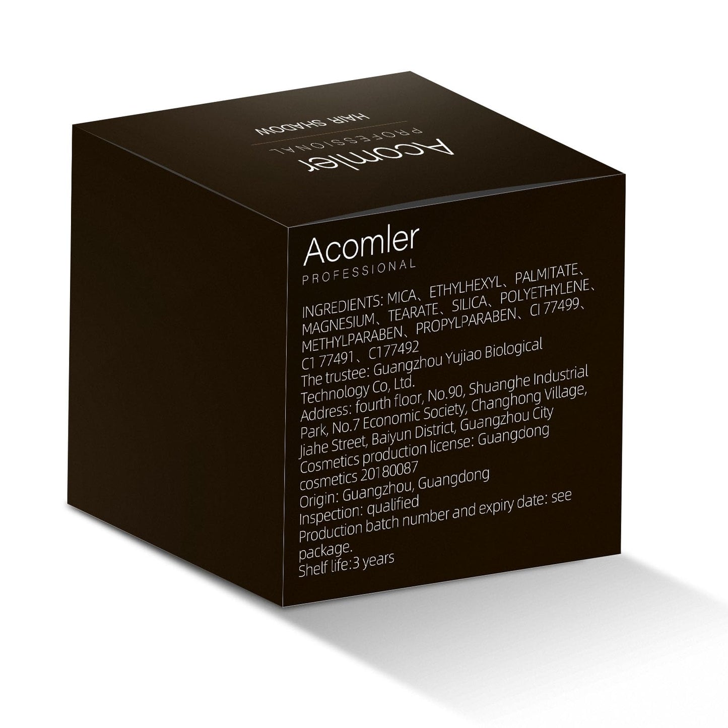 Acomler Instantly Root Cover Up Hairline Shadow Powder,Root Touch Up Hair Powder 0.35 Ounce for Thinning Hair, Grey Hair Coverage Hair Powder for Women, Men with Eyebrows,Beard Line,Bald Spots (Black)