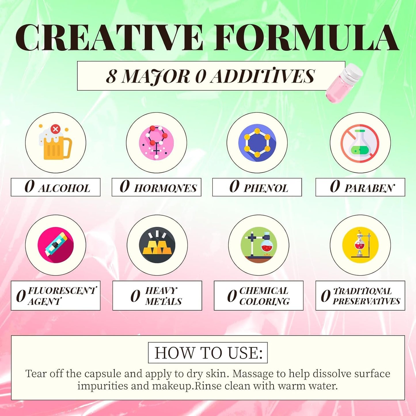 Cisto Makeup Remover Oil Mini, Cisto Cleansing Oil Mini Makeup Remover, Portable Facial Cleansing Oil, Nourishing and Gentle Cleansing Oil for All Skin Types (Rose 20 capsules)