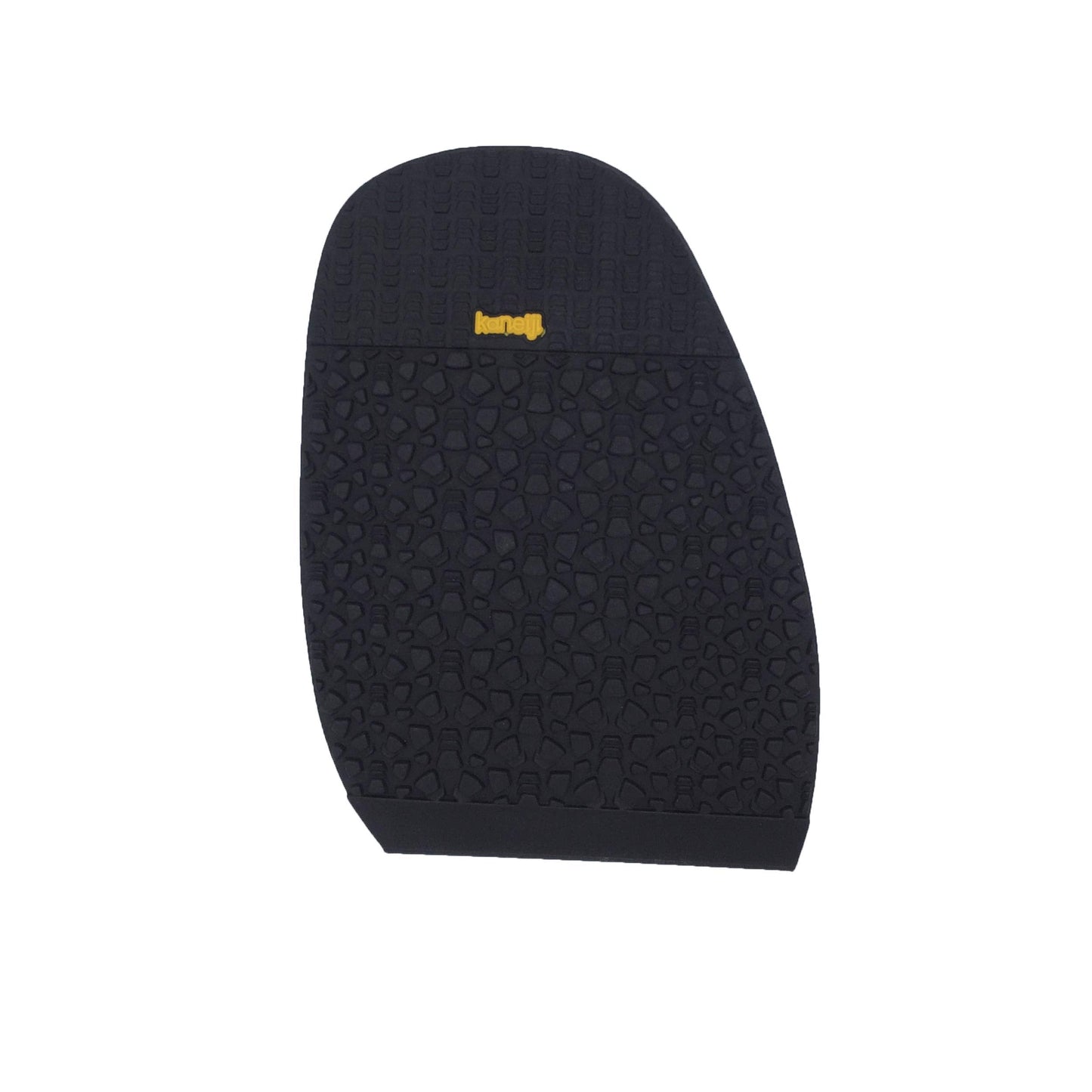 Shoe Repair Replacement Rubber Heels and Half Sole use for ice and Snow,4mm Thickness Half Sole and 7mm Heels (Black)