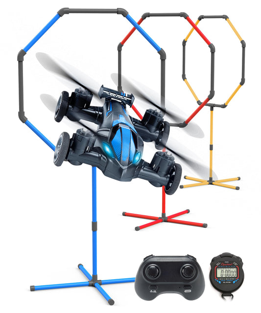 Galvanox Racing RC Drone with Obstacle Course Kit, Includes 3 Hoop Sizes for Competition Game Set